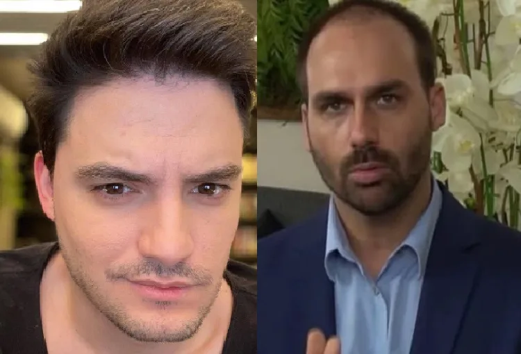 Felipe Neto e Eduardo Bolsonaro