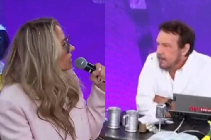 Adriane Galisteu e Emilio Surita reprodução Twitter