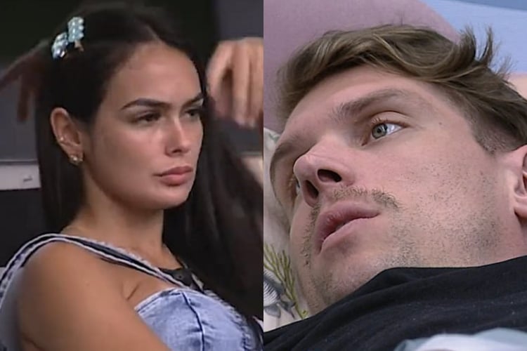 Larissa e Cristian, os participantes do BBB23 que não se dão bem.