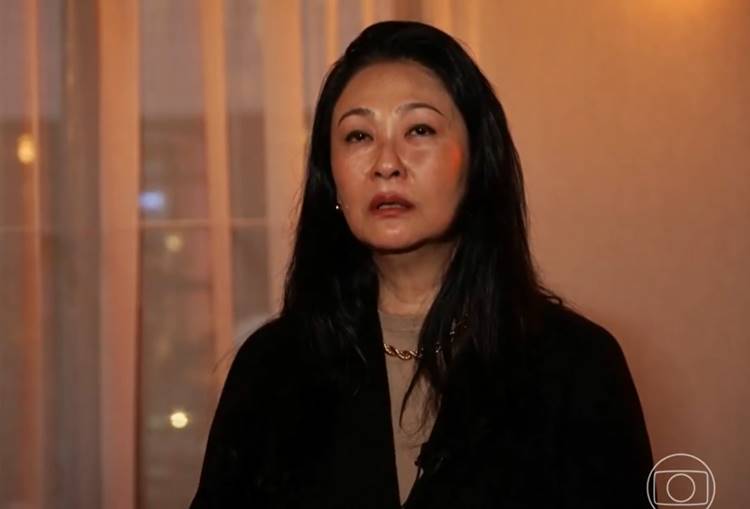 Márcia Aoki, viúva de Pelé - Foto: Fantástico/Globo
