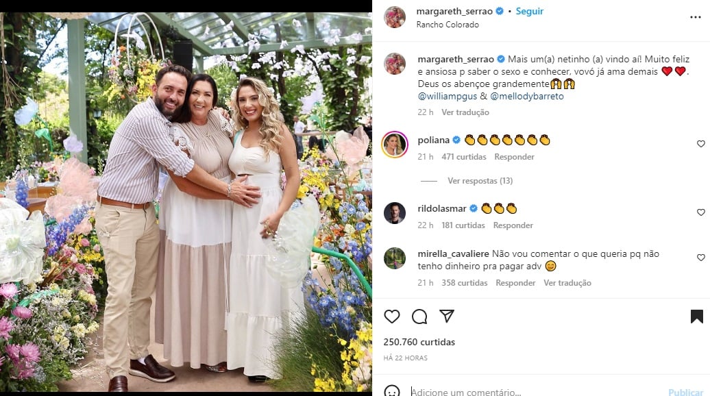 Postagem mãe de Virginia Fonseca (Foto: Reprodução Instagram)