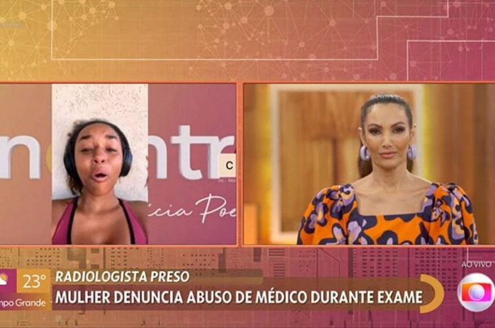 Patrícia e Cris no Encontro - Foto: Globo