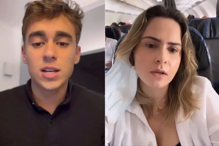Nikolas Ferreira e Ana Paula Renault