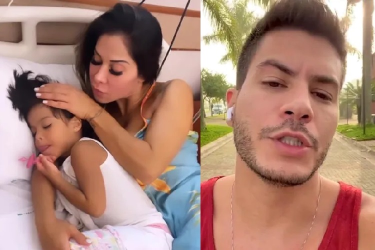 Sophia, Maíra Cardi e Arthur Aguiar