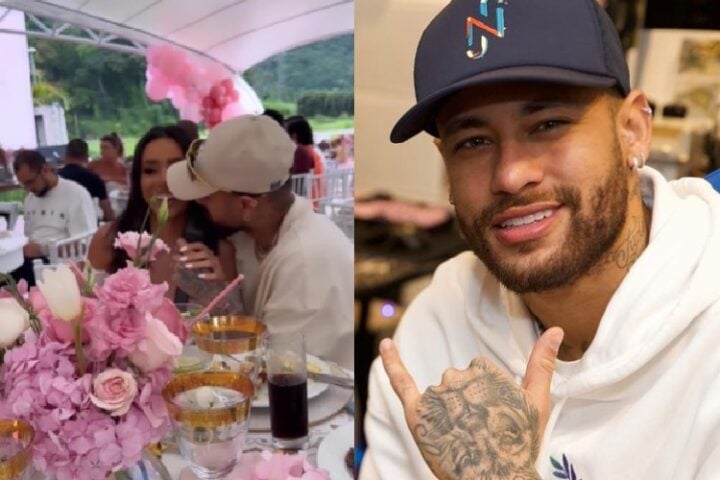 Neymar e Bruna (Foto: Reprodução Instagram)