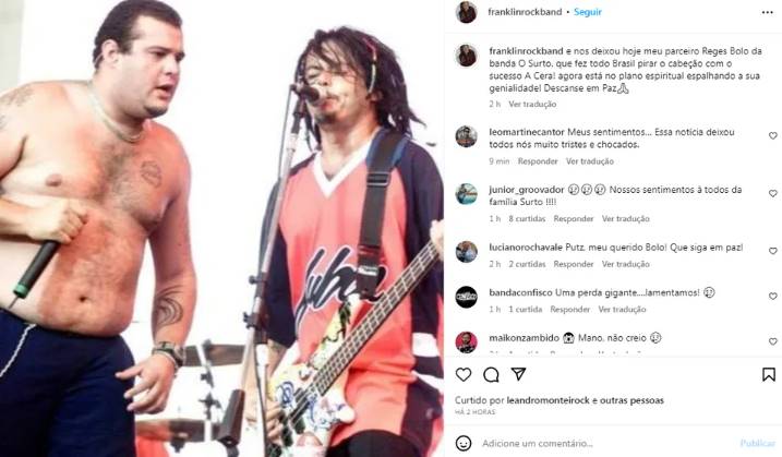 Post de Franklin, amigo de Reges