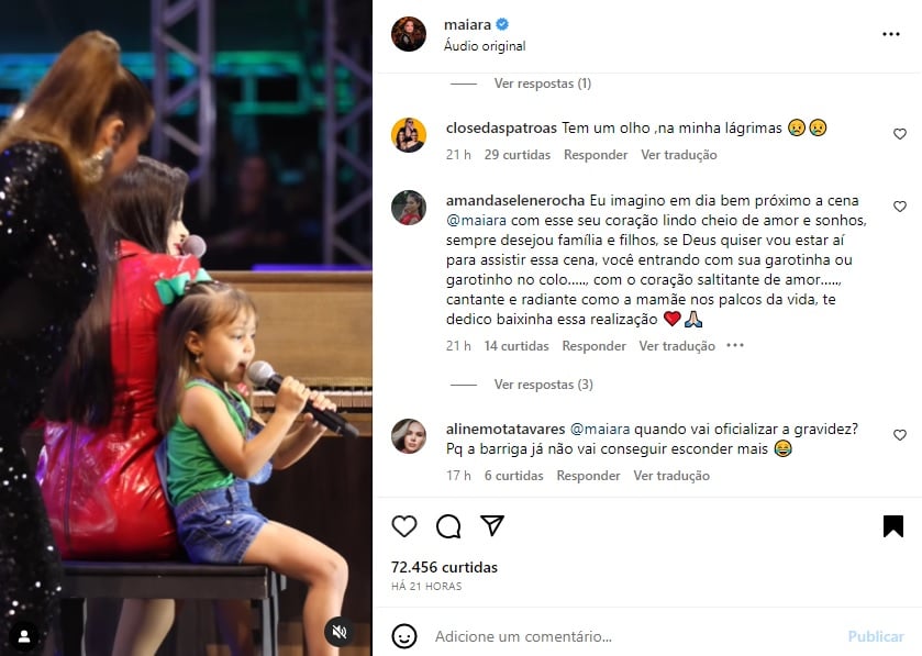 Postagem Maiara (Foto: Reprodução Instagram)