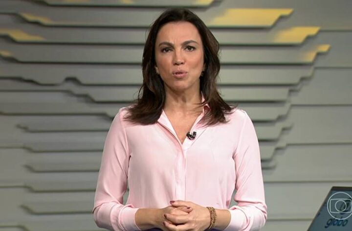 Ana Paula Araújo no Bom Dia Brasil - Foto: TV Globo