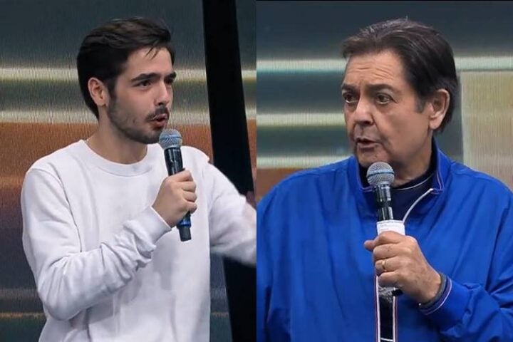 João Guilherme e Faustão