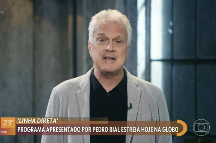 Pedro Bial no 'Encontro' com Patrícia Poeta