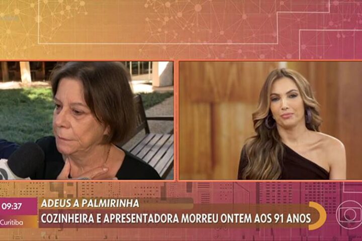 Sandra no 'Encontro' com Patrícia Poeta