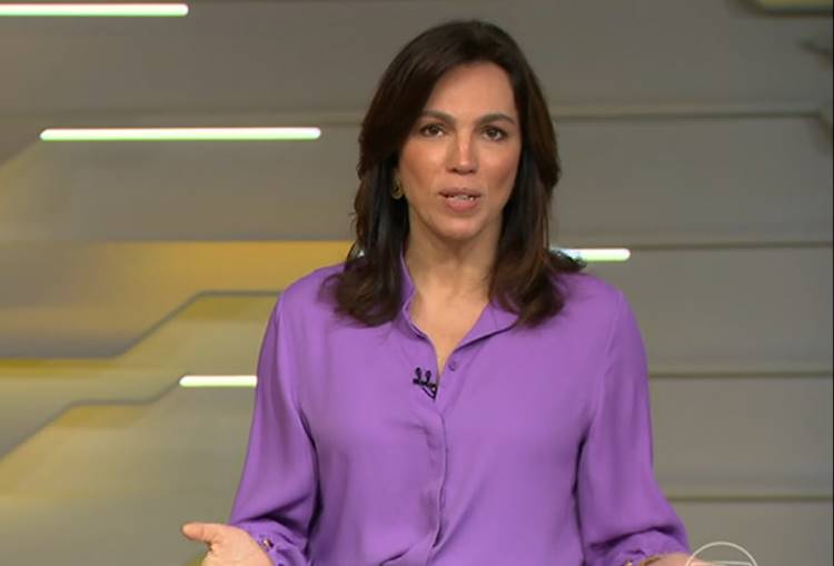 Ana Paula Araújo no Bom Dia Brasil - Foto: Globo