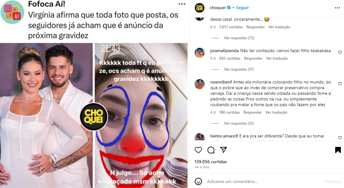 Postagem Virginia Fonseca (Foto: Reprodução Instagram)