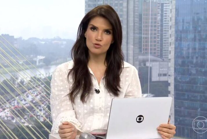 Sabina Simonato no 'Bom Dia Brasil' - Foto: TV Globo