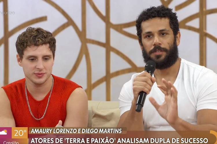 Diego Martins e Amaury Lorenzo no Encontro