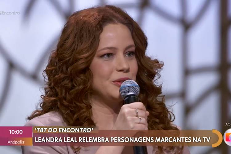 Leandra Leal no Encontro
