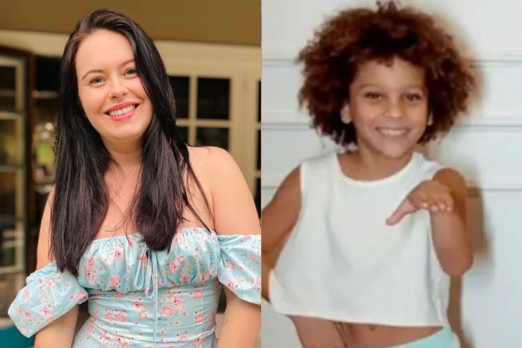 Mari Bridi e filho de Aline Wirley