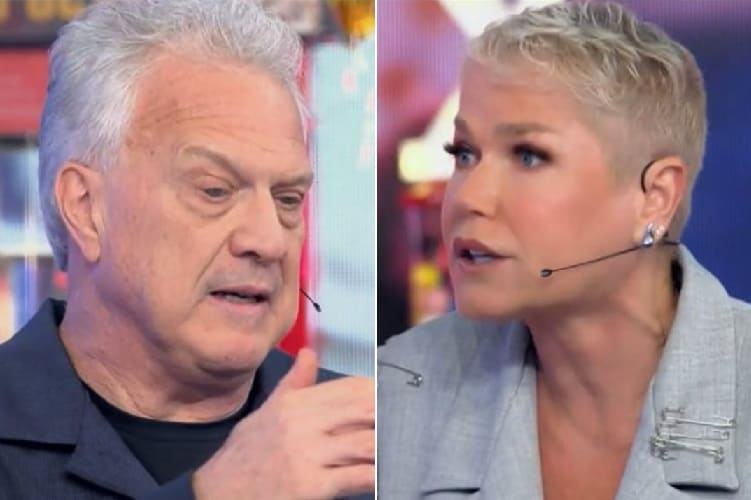 Pedro Bial e Xuxa Meneghel