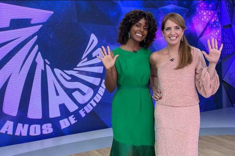 Maju e Poliana no Fantástico