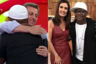 MC Marcinho, Luciano Huck e Fátima Bernardes