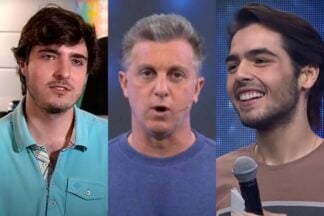 João Augusto Liberato, Luciano Huck e João Guilherme Silva