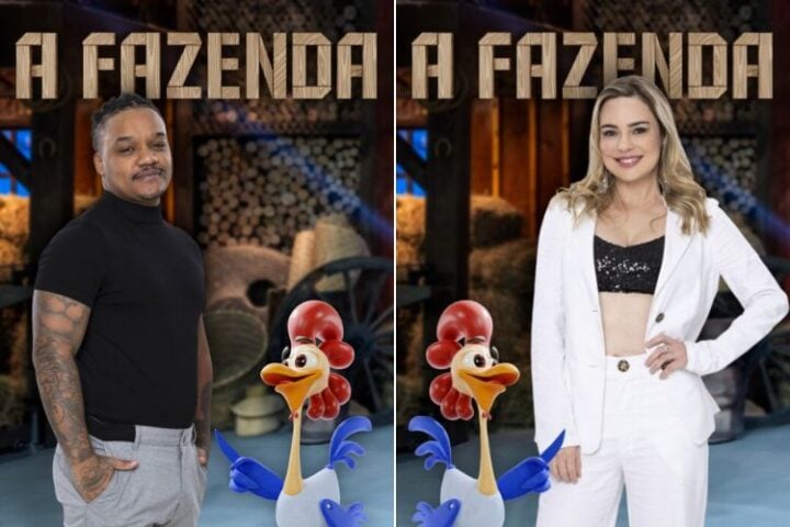 Laranjinha ( Darlan Cunha) e Rachel Sheherazade