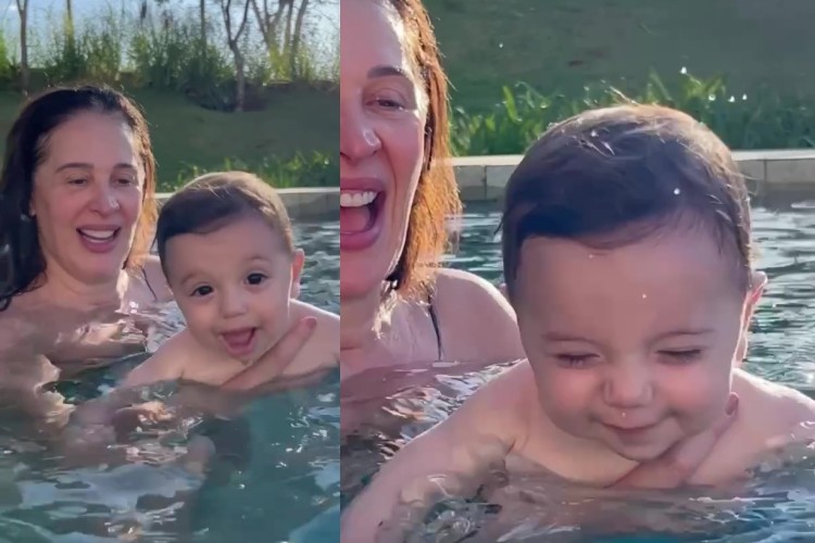Claudia Raia e Luca