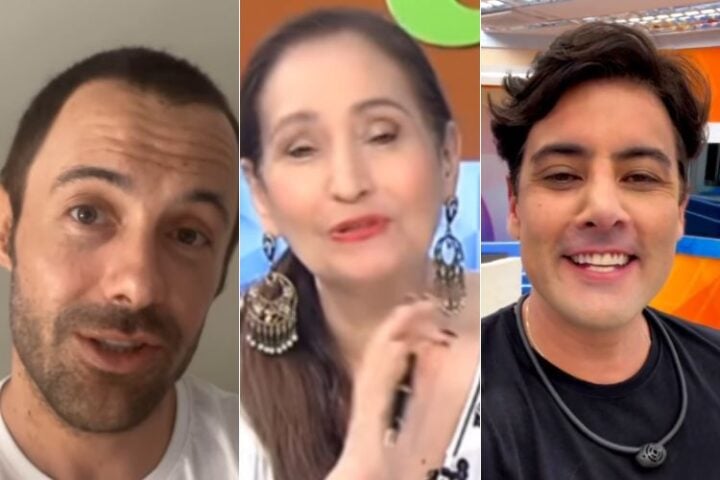 Kayky Brito , Sônia Abrão e Bruno de Luca - Fotos Instagram