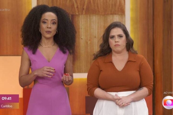 Valéria Almeida e Tati Machado no Encontro