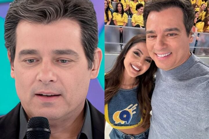 Celso Portiolli e Luana Andrade (Reprodução: SBT/Instagram)