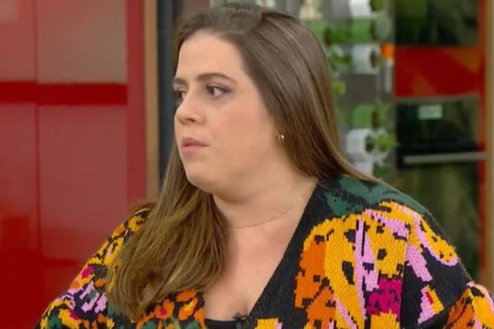 Tati Machado desabafando no 'Mais Você' (Reprodução: TV Globo)