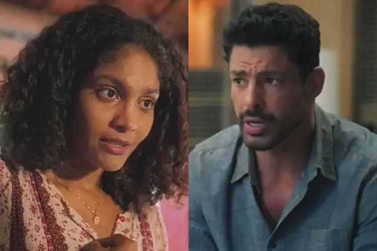 Aline e Caio em Terra e Paixão - Foto: TV Globo