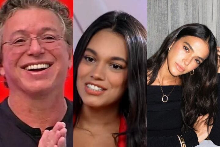 Boninho, Alane e Bruna Marquezine (Reprodução: TV Globo/Instagram)