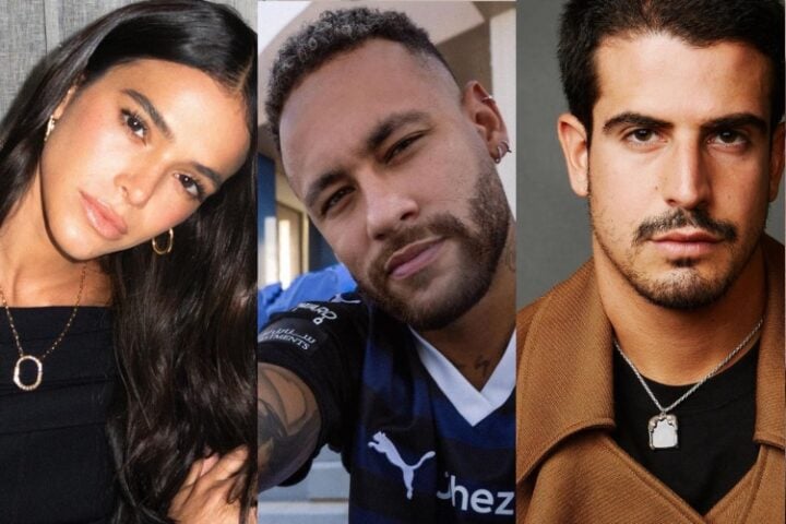 Bruna Marquezine, Neymar e Enzo (Foto: Reprodução Instagram)