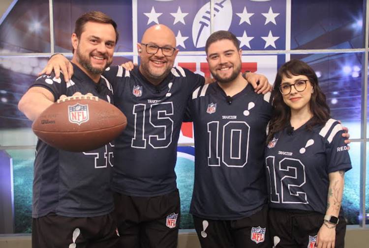Napoleão de Almeida, Marcelo do Ó, Gabriel Golim e Pathy dos Reis - Foto: Divulgação RedeTV!