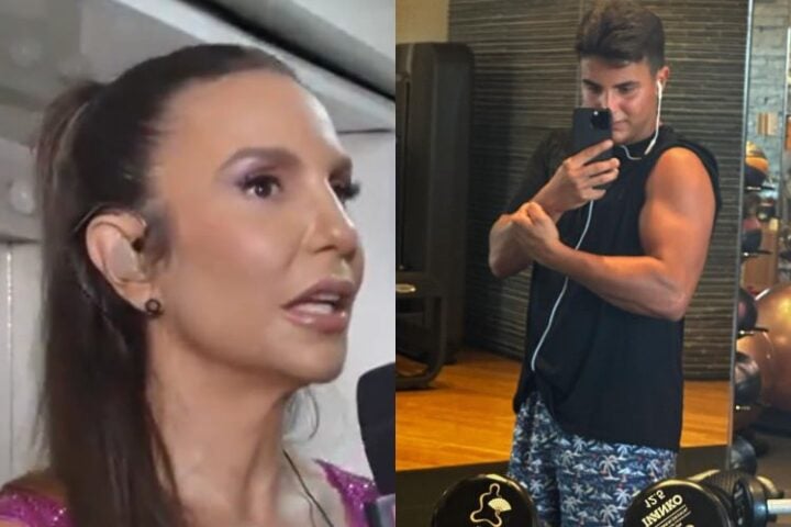 Ivete Sangalo e Marcelo Cady (Reprodução: SBT e Instagram)