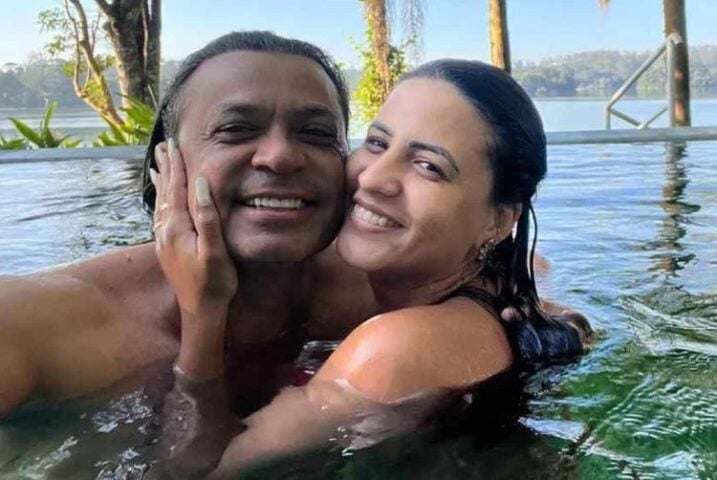 Frank Aguiar e Carol Santos