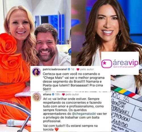 Post de Ariel com comentários de Patrícia e Eliana