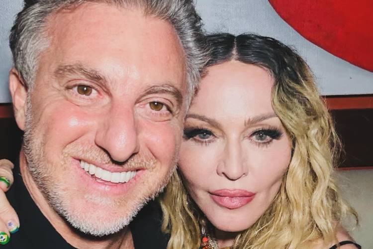 Luciano Huck e Madonna