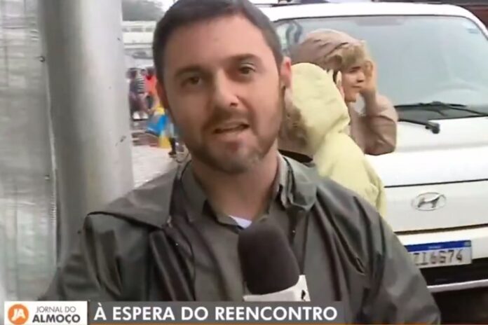 Repórter da TV Globo