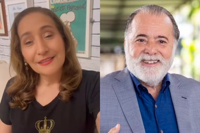 Sonia Abrão e Tony Ramos