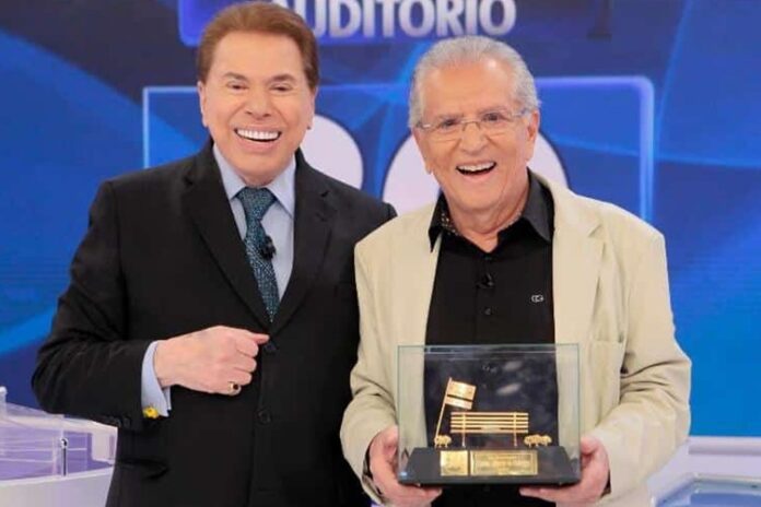 Silvio Santos e Carlos Alberto de Nóbrega