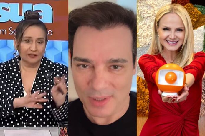 Sonia Abrão, Celso Portiolli e Eliana (Reprodução: RedeTV/Instagram/TV Globo)