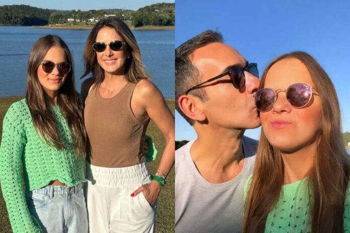 Ticiane Pinheiro, Cesar Tralli e Rafaela Justus (Reprodução: Instagram)