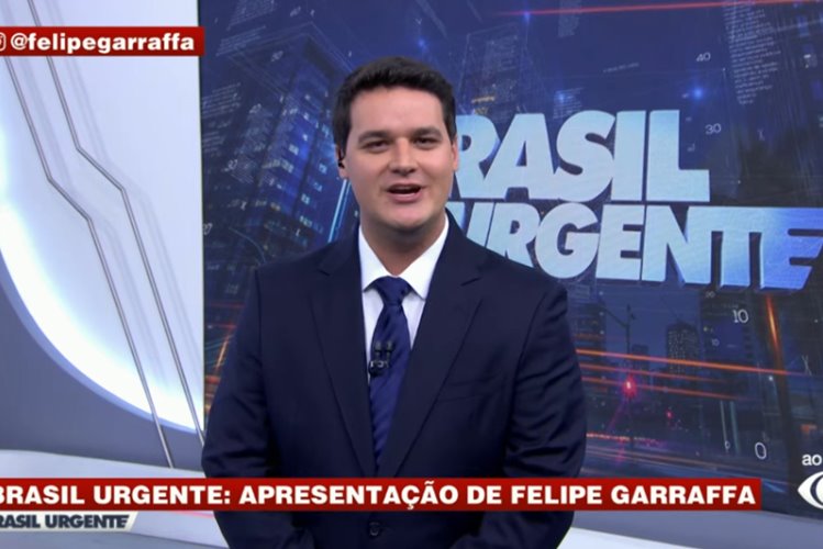 Felipe Garrafa estreia no comando do Brasil Urgente