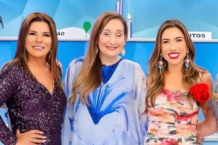 Mara Maravilha, Sonia Abrão e Patrícia Abravanel