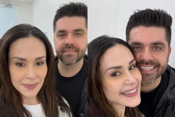 Nadja Haddad e o marido Danilo Joan (Reprodução: Instagram)