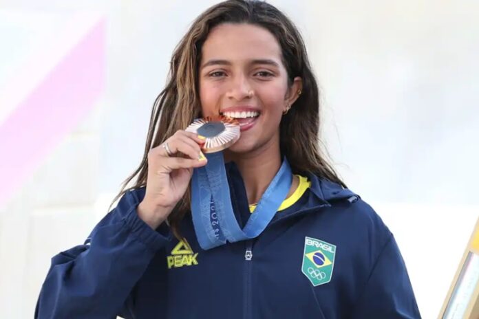 Rayssa Leal ganha medalha de bronze em Paris 2024 - Foto: Gaspar Nóbrega/COB