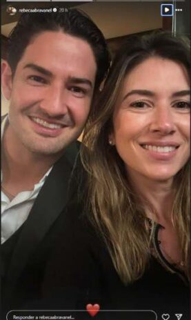 Rebeca Abravanel se declarando para o Alexandre Pato (Reprodução: Instagram) 