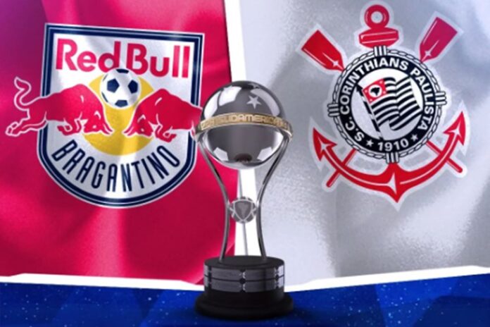 Red Bull Bragantino x Corinthians pela Sul Americana no SBT